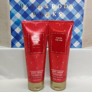 BATH & BODY WORKS 'YOUR THE ONE' ULTIMATE HYDRATION BODY CREAM 2 - PIECE SET